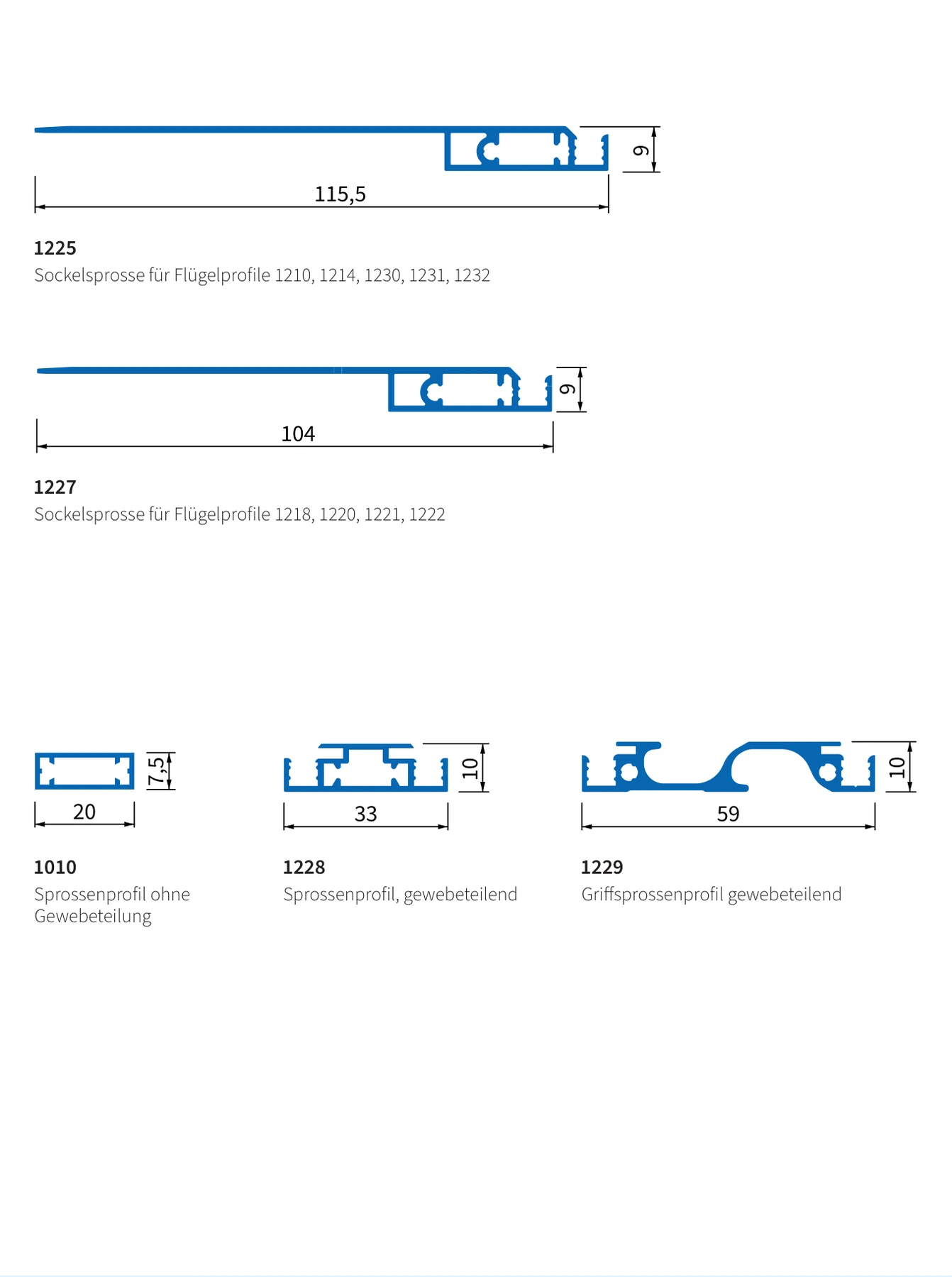 Sprossen und Trittschutz für Fliegengitter auf Maß