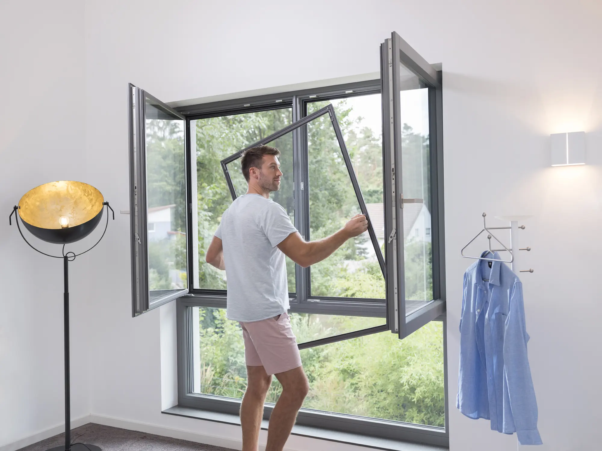 Fliegengitter Alurahmen